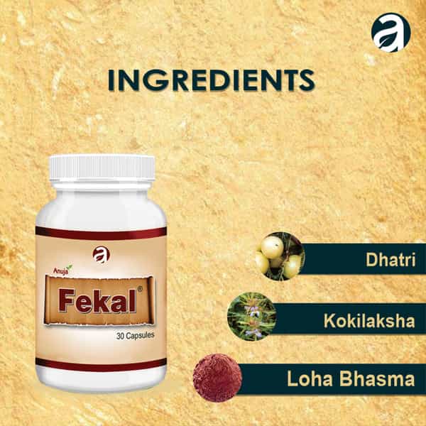 Anuja Fekal Capsules - 60 Cap (Pack Of 2)