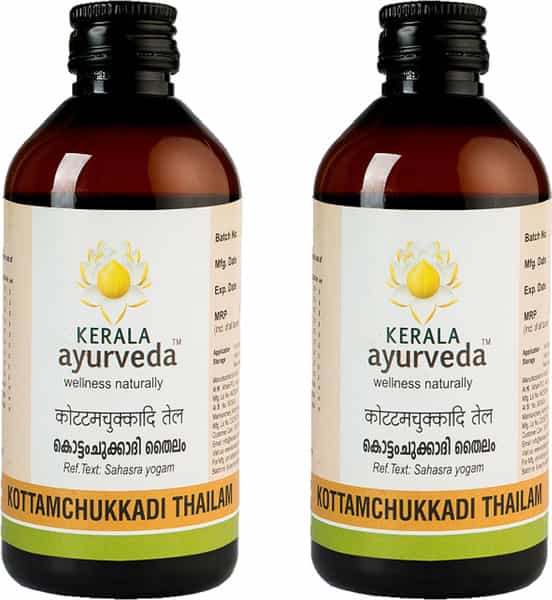 Kerala Ayurveda Kottamchukkadi Thailam - 200 Ml - Pack Of 2