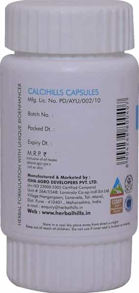 Herbal Hills Calcihills - 60 Capsules - Pack Of 2