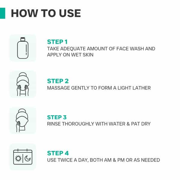Dermatouch Salicylic Acid 2% Face Wash | For Acne & Oil Control | Suitable To All Skin Types | 100Ml