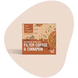 The Snack Company Filter Coffee Cookies With Cinnamon - 210gm