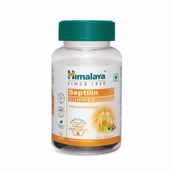 Himalaya Septilin | Natural Tamarind Flavour (Amla & Rosemary) | Gummies | 30 No's