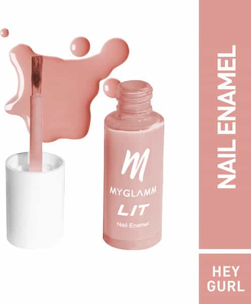 Myglamm Lit Nail Enamel-Hey Gurl