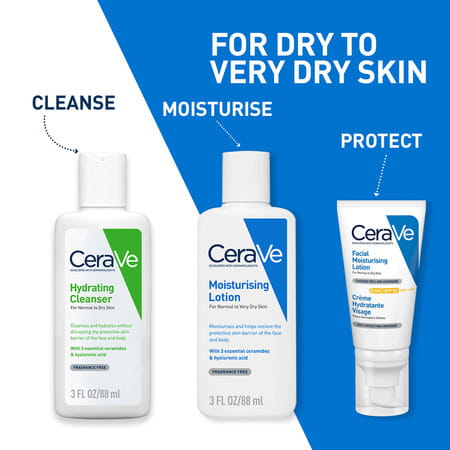 Cerave Moisturising Lotion For Normal To Dry Skin | 88ml