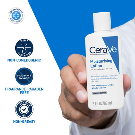 Cerave Moisturising Lotion For Normal To Dry Skin | 88Ml