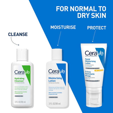 Cerave Moisturising Lotion For Normal To Dry Skin | 88Ml