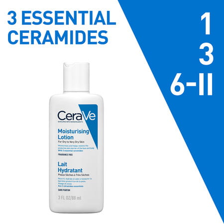 Cerave Moisturizing Lotion For Dry To Very Dry Skin - 88ml