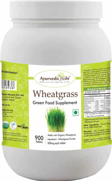 Ayurvedic Life Wheatgrass - 900 Tablets Value Pack Of 4