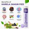 Muditam Ayurveda Karela Jamun Fizz-40 Effervescent Tablets |Helps In High Sugar Ideal For 20 Days