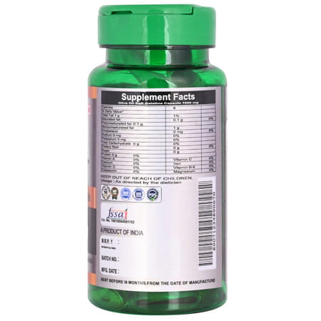 Cipzer Olive Oil | Maintains Cholesterol & Supports Healthy Blood Pressure | 30 Softgel Capsules