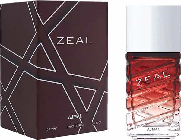 Ajmal Zeal Edp Aquatic Woody Perfume 100Ml For Men & Desert Rose Edp Perfume 100Ml For Women