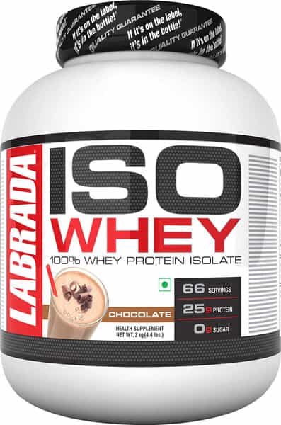 Labrada Iso Whey 100% Whey Protein Isolate - 4.4 Lbs (2Kg) (Chocolate)