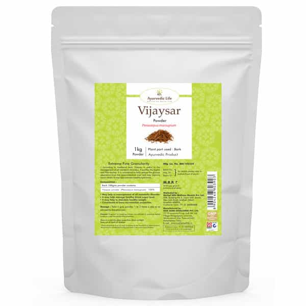 Ayurvedic Life Vijaysar Powder - 1 Kg Value Pack Of 2