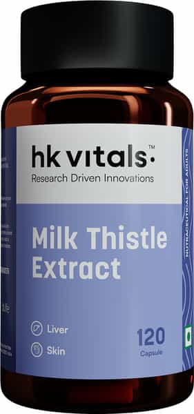 Hk Vitals Milk Thistle Extract (120 Capsules) | Liver Support Supplement