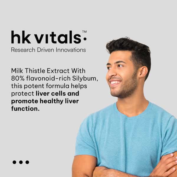 Hk Vitals Milk Thistle Extract (120 Capsules) | Liver Support Supplement
