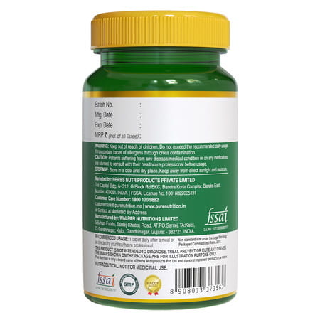 Pure Nutrition Organic Whole Food Multivitamin, Improves Overall Health And Immunity, 60 Veg Tablets