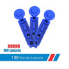 Accusure Blood Lancets | 100 No's