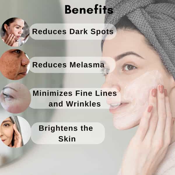 Dermistry Pigmentation Dark Spots Tan Removal Whitening Lightening Fairness Kojic Acid Face Cream 
