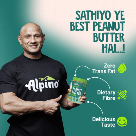 Alpino Organic Natural Peanut Butter Crunch 1kg