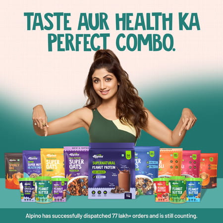 Alpino Organic Natural Peanut Butter Crunch 1kg
