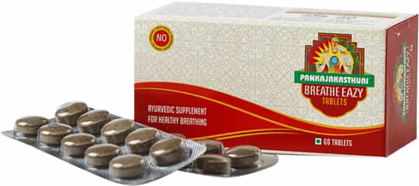 Pankajakasthuri Breathe Eazy (Strip Of 10 Tablets)
