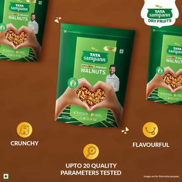 Tata Sampann Premium Walnut Kernels/Dried Akhrot| 200G