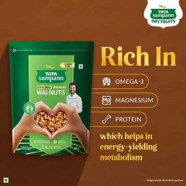 Tata Sampann Premium Walnut Kernels/Dried Akhrot| 200G