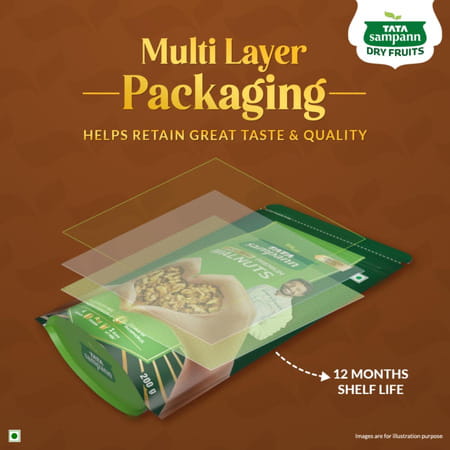 Tata Sampann Premium Walnut Kernels/Dried Akhrot| 200g