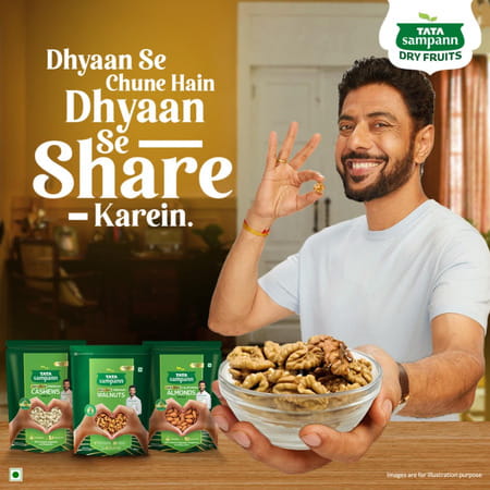 Tata Sampann Premium Walnut Kernels/Dried Akhrot| 200g