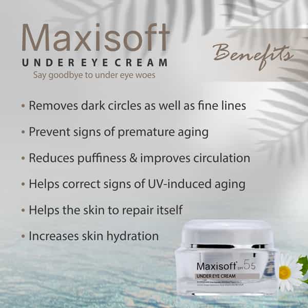 Maxisoft Under Eye Cream Ph 5.5 | 30 Gm | Pack Of 2