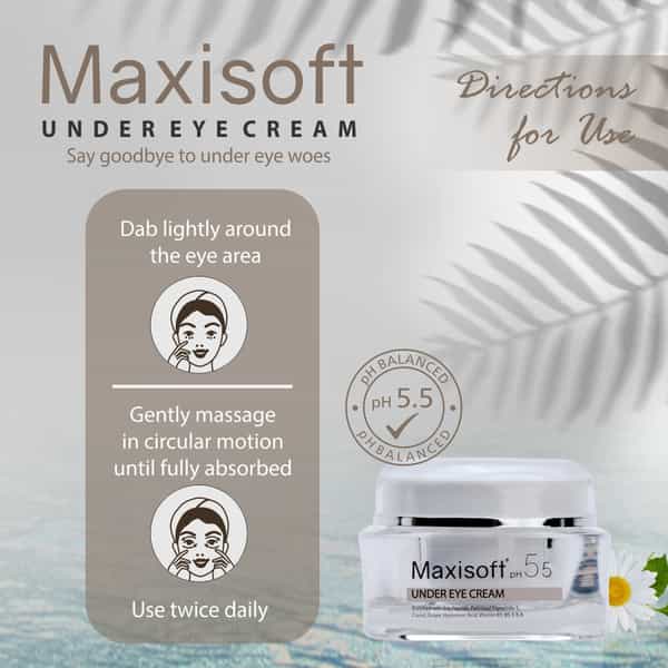 Maxisoft Under Eye Cream Ph 5.5 | 30 Gm | Pack Of 2
