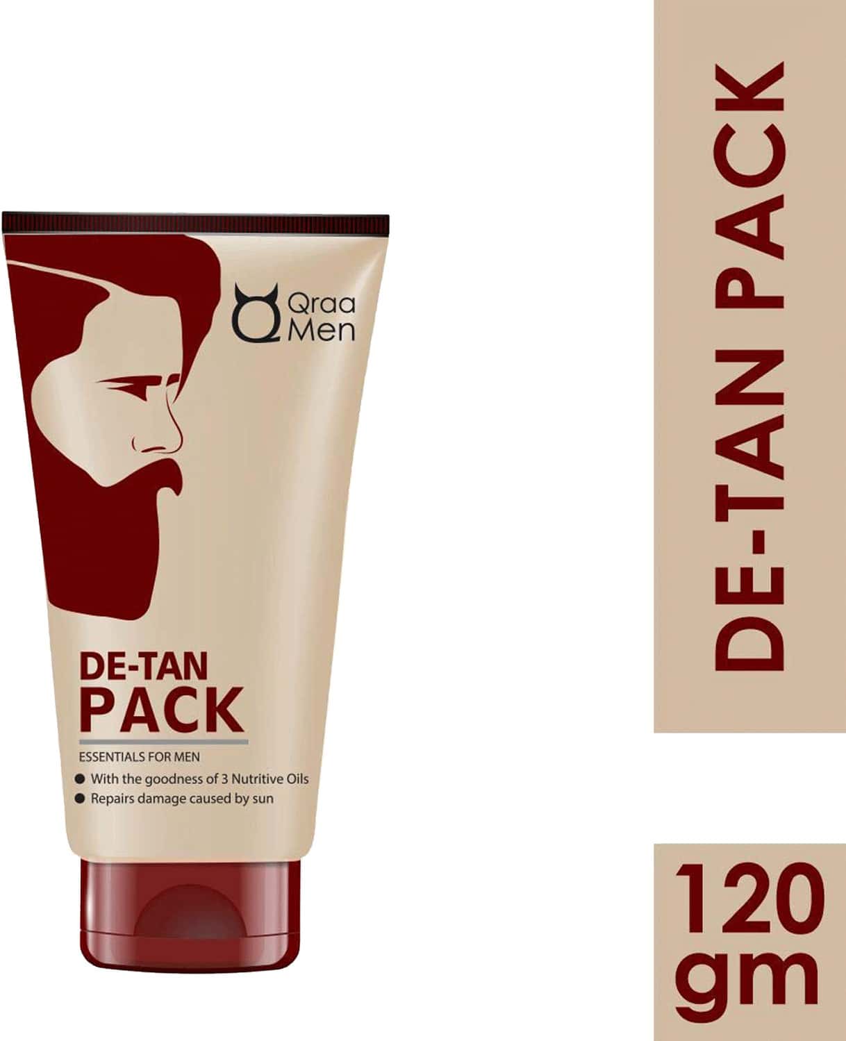 Buy QRAA MEN DETAN KIT FOR INSTANT TAN REMOVAL FOR MEN PACK OF DETAN