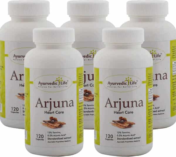 Ayurvedic Life Arjuna 120 Capsules (Pack Of 5)