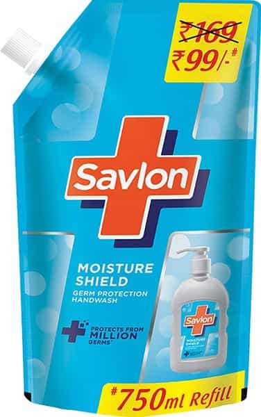 Savlon Moisture Shield Handwash Refill Of 750 Ml