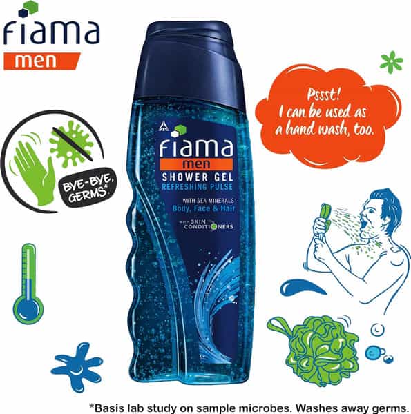 Fiama Men Refreshing Pulse Shower Gel - 250Ml