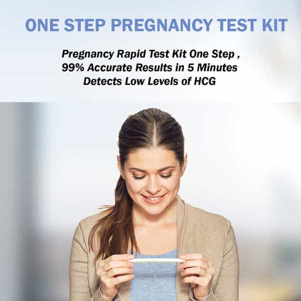 Stergic Pregnancy Rapid Test Kit One Step Urine Hcg Pregnancy Test Kit 99% Accuracy Pack Of 50 Kits