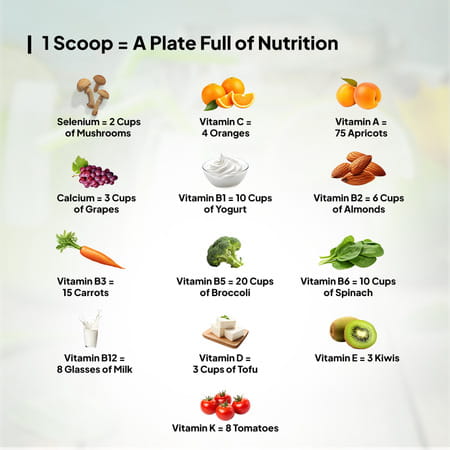 Miduty 100% Organic Alkalizing Supergreens - Detox - Immunity - Wheatgrass - Spirulina - 250g