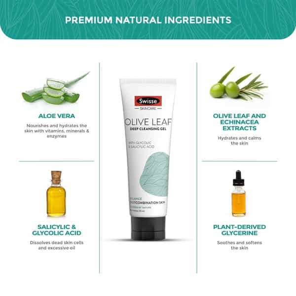 Swisse Skincare Olive Leaf Deep Cleansing Gel 125Ml