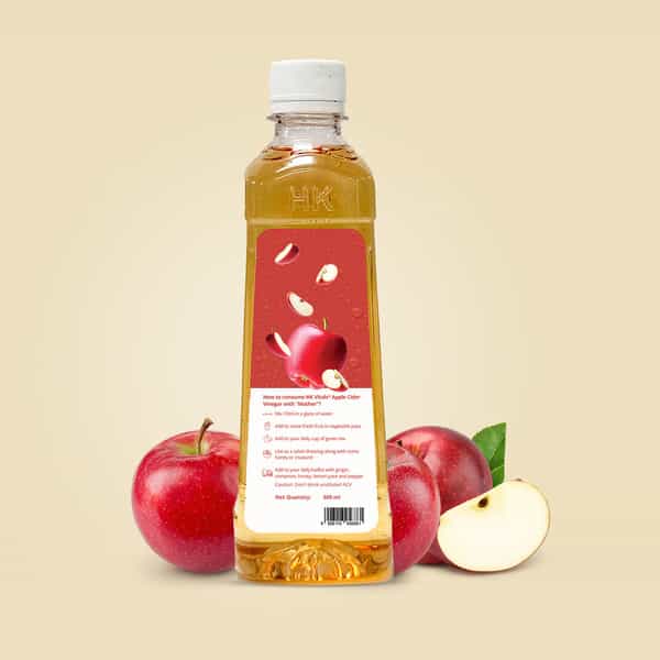 Hk Vitals Apple Cider Vinegar With Mother (Unflavored | 500Ml)