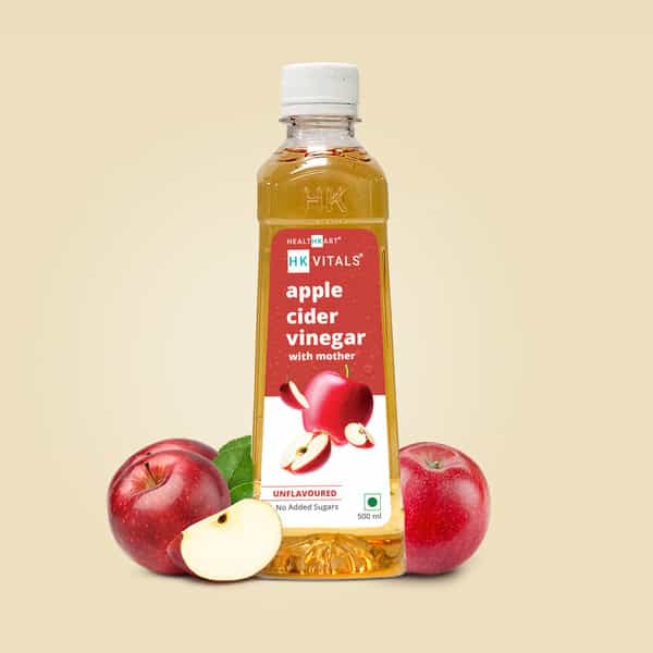 Hk Vitals Apple Cider Vinegar With Mother (Unflavored | 500Ml)