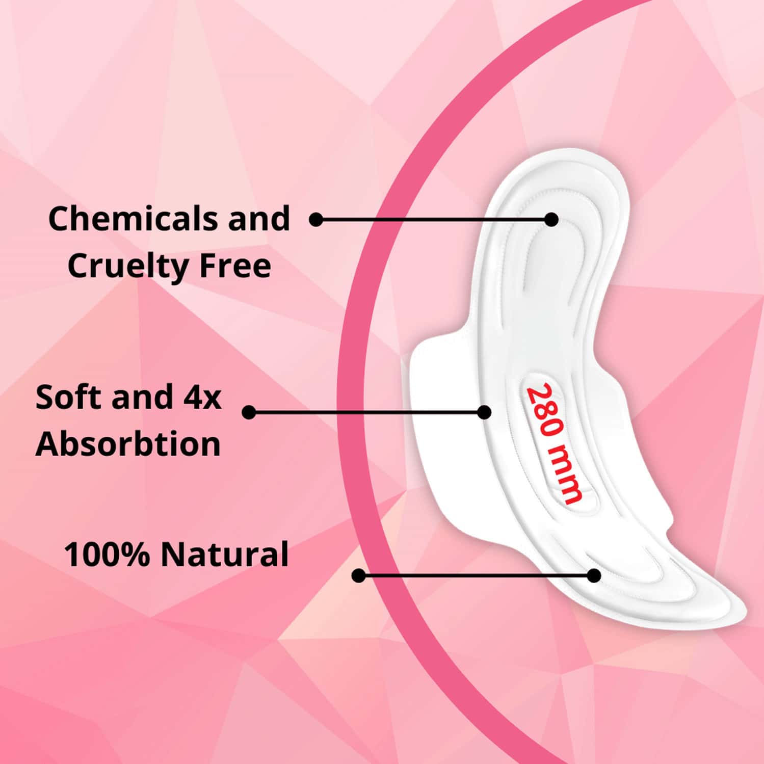 Buy BLISS NATURAL HERBAL SANITARY NAPKINS FOR WOMEN 280MM (XL) 6S USED