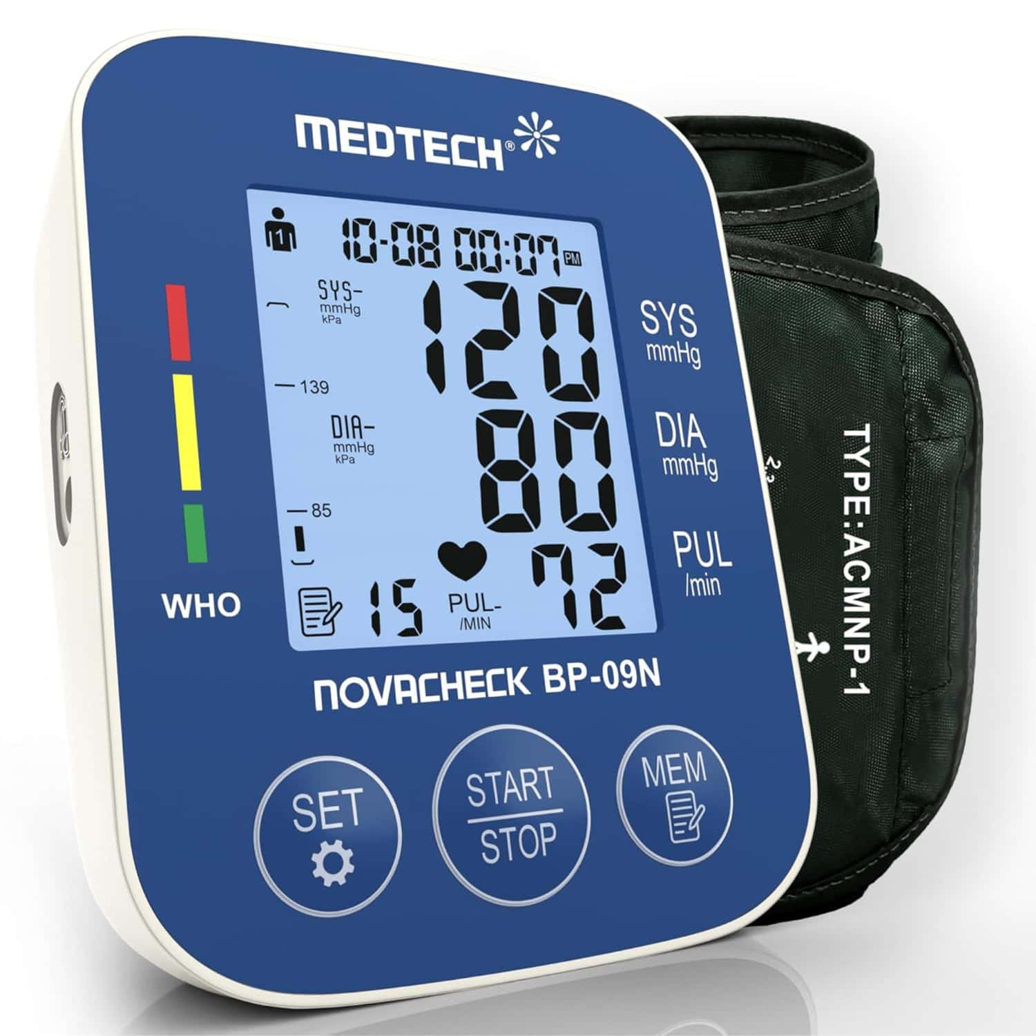 Medtech Bp09n Fully Automatic Digital Bp Monitor Blood Pressure Machine Monitoring Device