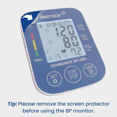 Medtech Bp09n Fully Automatic Digital Bp Monitor Blood Pressure Machine Monitoring Device