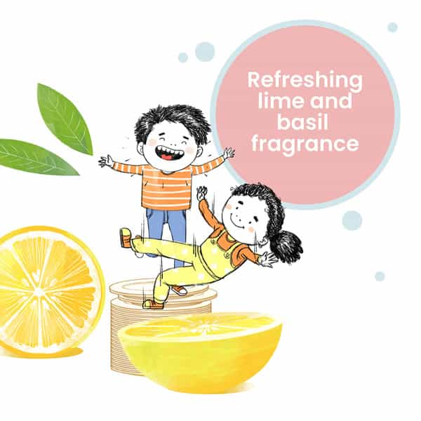 Koparo Dishwashing Liquid With Lime And Basil Plant Based | Germ Protection Baby & Pet Safe 500Mlx3