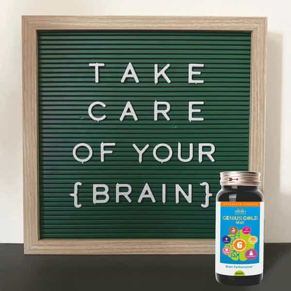 Mbdhwellness Genius Gold Malt-Brain Booster With Brahmi Ashwagandha And 6 More. (Pack Of 2)