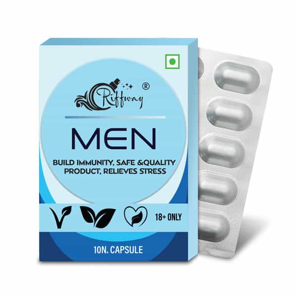 Men Wellness Capsule Promotes Physical & Mental Health \ Immunity 100% Ayurvedic (10 Capsules)