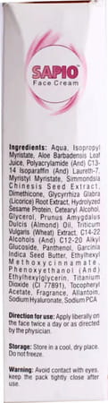 Sapio Face Cream 50gm