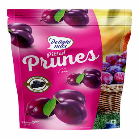Delight Nuts Pitted Prunes- Premium Quality 200gm