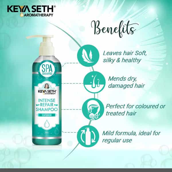 Keya Seth Aromatherapy Intense Repair Shampoo For Soft & Silk Hair- 200Ml