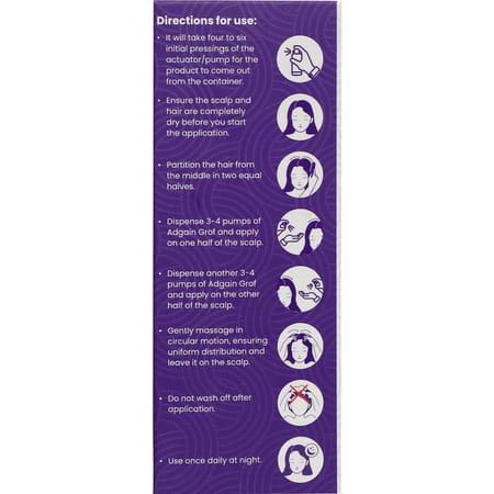 Adgain Grof Spray Bottle Of 30Gm Hair Serum